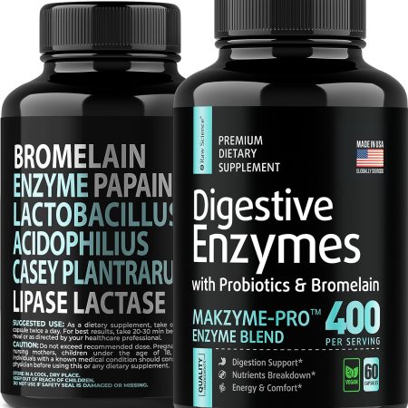 Digestive Enzymes with Probiotics & Bromel